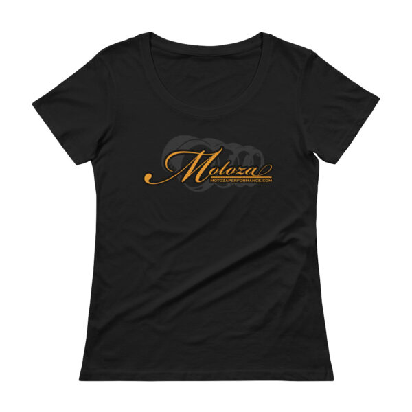 Motoza Women's Scoopneck T-Shirt (Black)