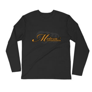 Motoza Long Sleeve Fitted Crew Shirt (Black)