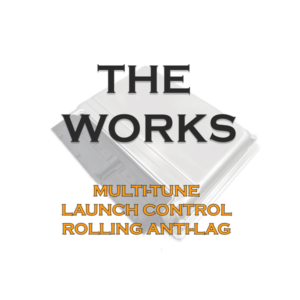 The Works package, Multi-tune, launch control, rolling anti-lag