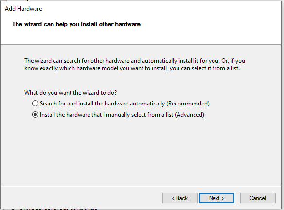 Install from List